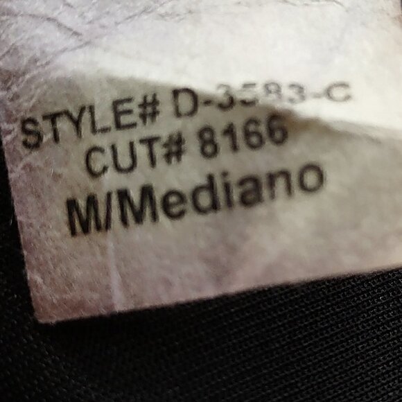 Codigo Burgundy, Gold, Sleeveless Zigzag Sequined Dress With Black Back Size Med - Picture 8 of 8